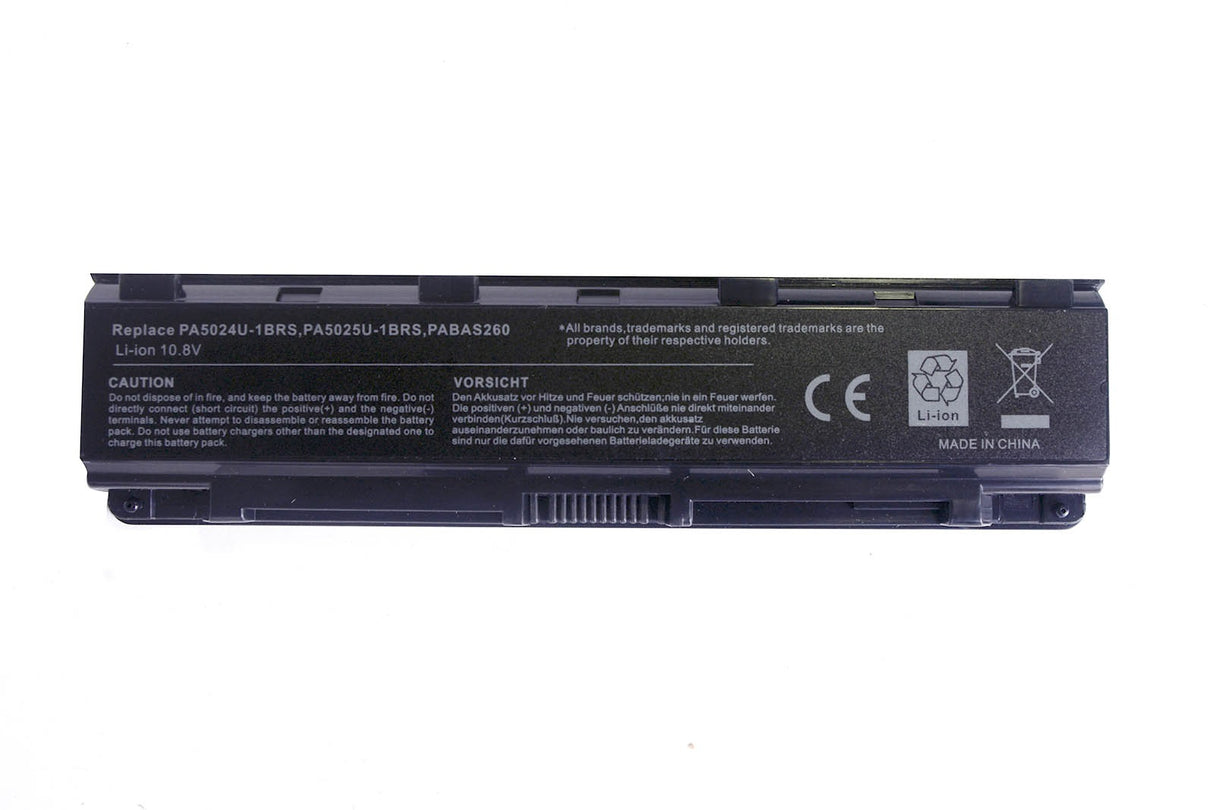 Bateria Compatível para Toshiba PA5024U-1BRS PA5025U-1BRS PA5026U-1BRS PABAS260 5200mAh - Multi4you®