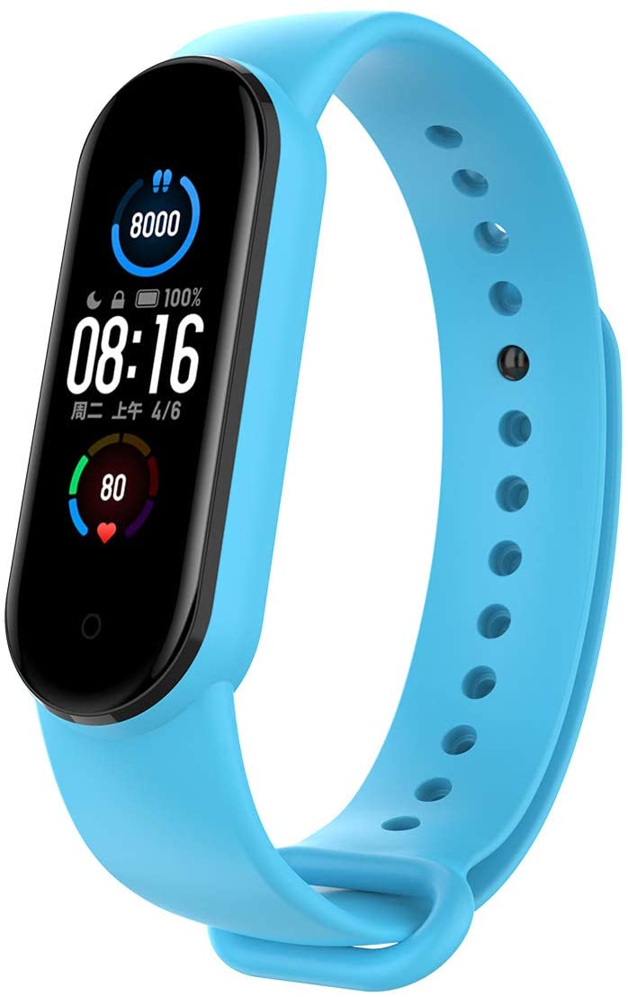 Bracelete para Pulseira Xiaomi Mi Band 5 Azul