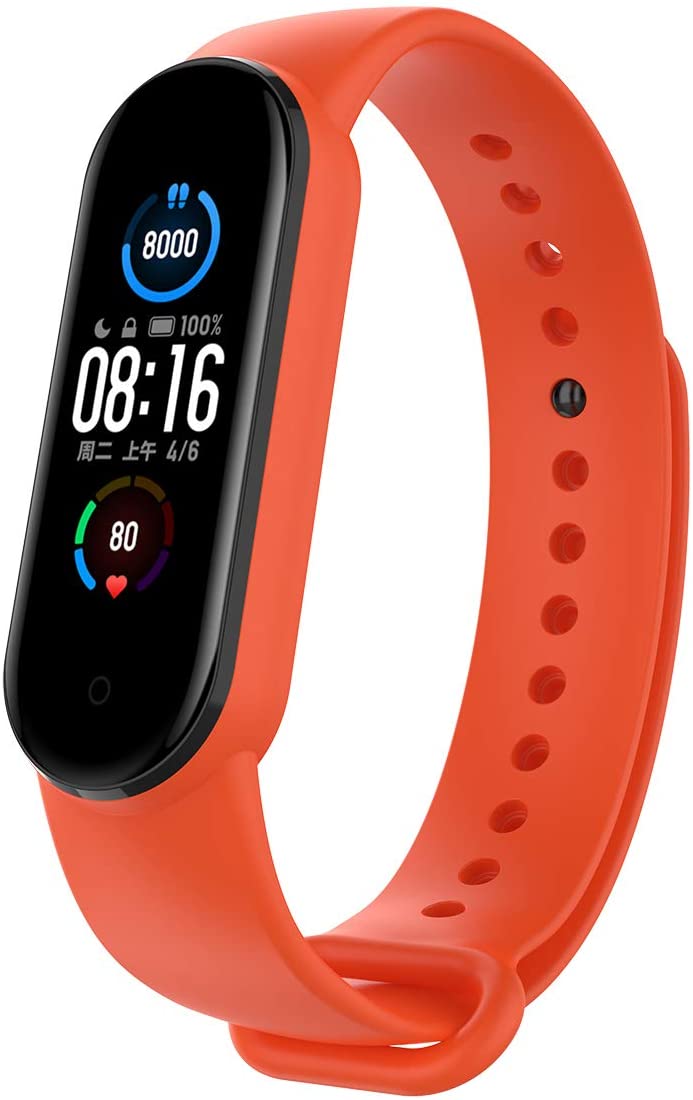 Bracelete para Pulseira Xiaomi Mi band 3 / 4 Laranja