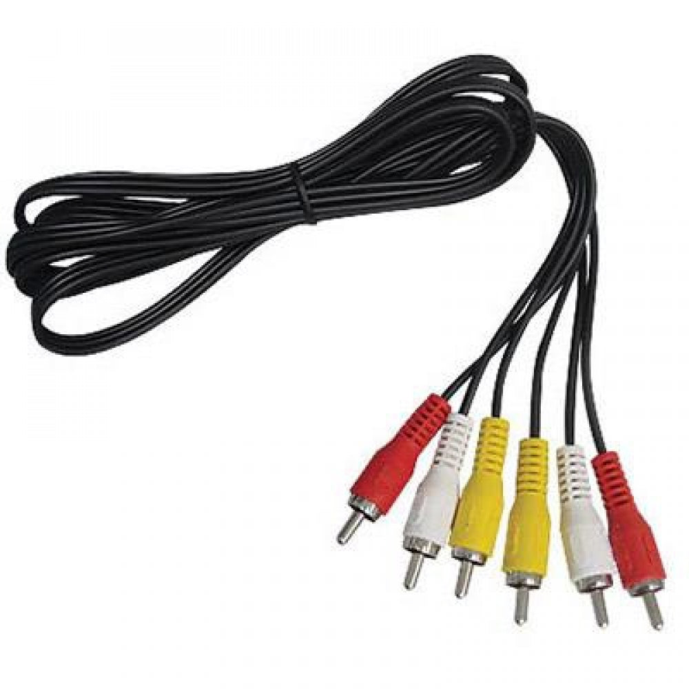 Cabo Extensão RCA M para RCA M Cabo de Vídeo AV (3m) - Multi4you®