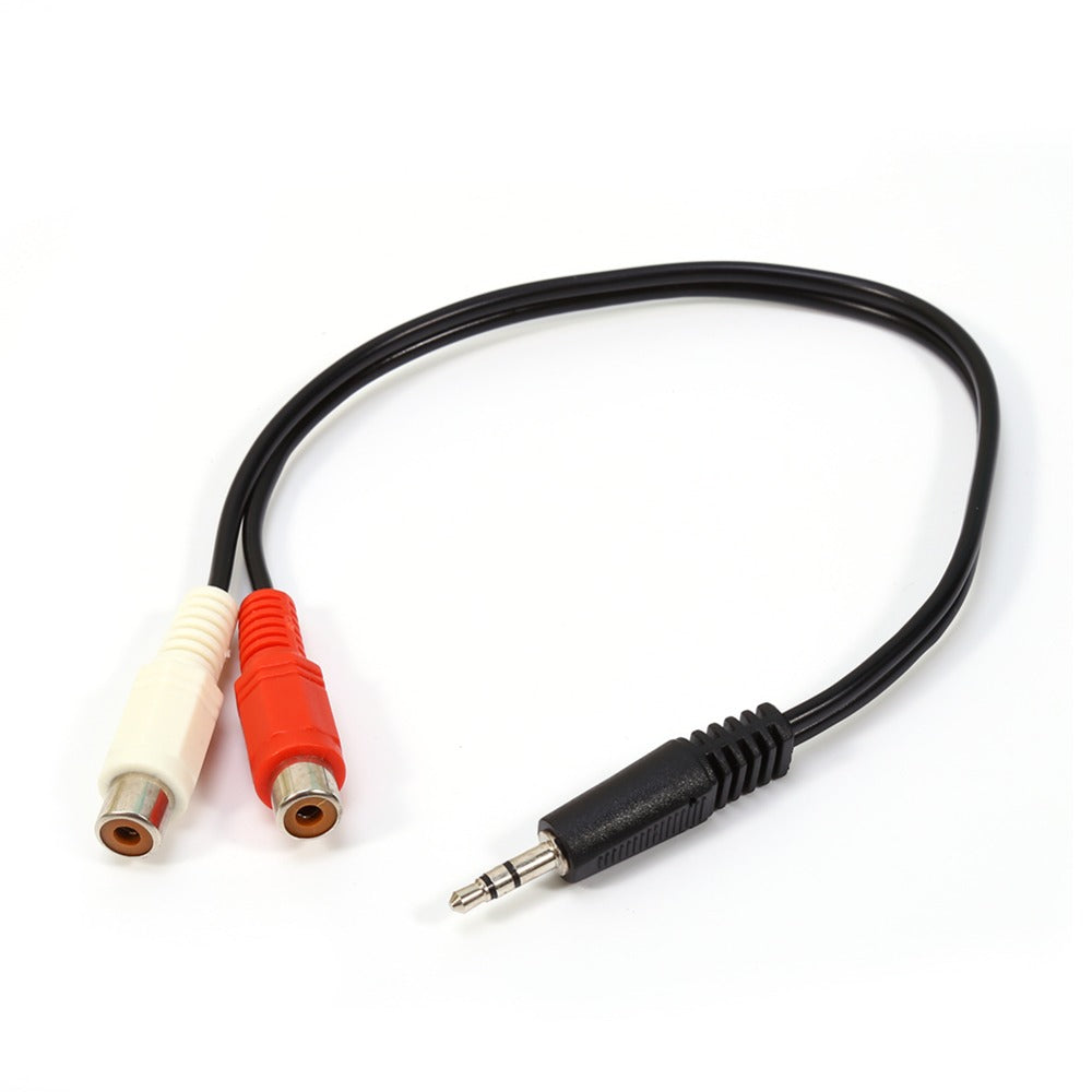 Cabo Jack 3.5mm para RCA Fêmea (15cm) - Multi4you®