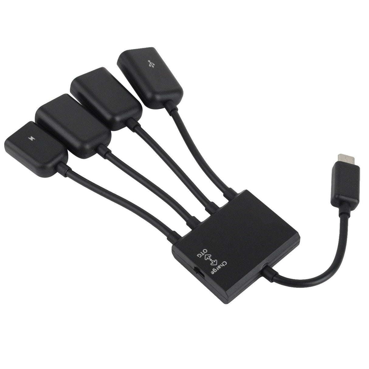 Cabo Micro USB OTG Charge HUB com 3 Portas USB - Multi4you®