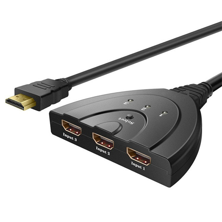 Cabo Switch HDMI 3 x 1 Repartidor 3 Portas - Multi4you®