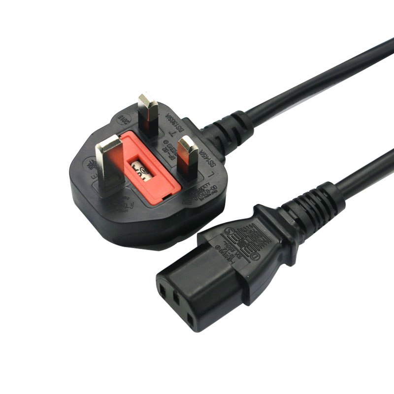Cabo de Alimentação Tripolar / C13 com Ficha Inglesa UK (1,5m) - Multi4you®