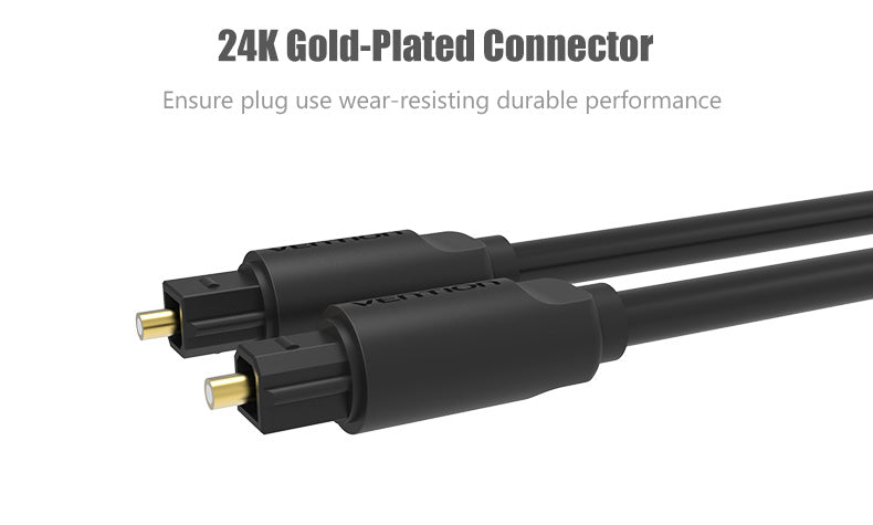 Cabo Vention de Áudio Ótico Digital Toslink (1m)