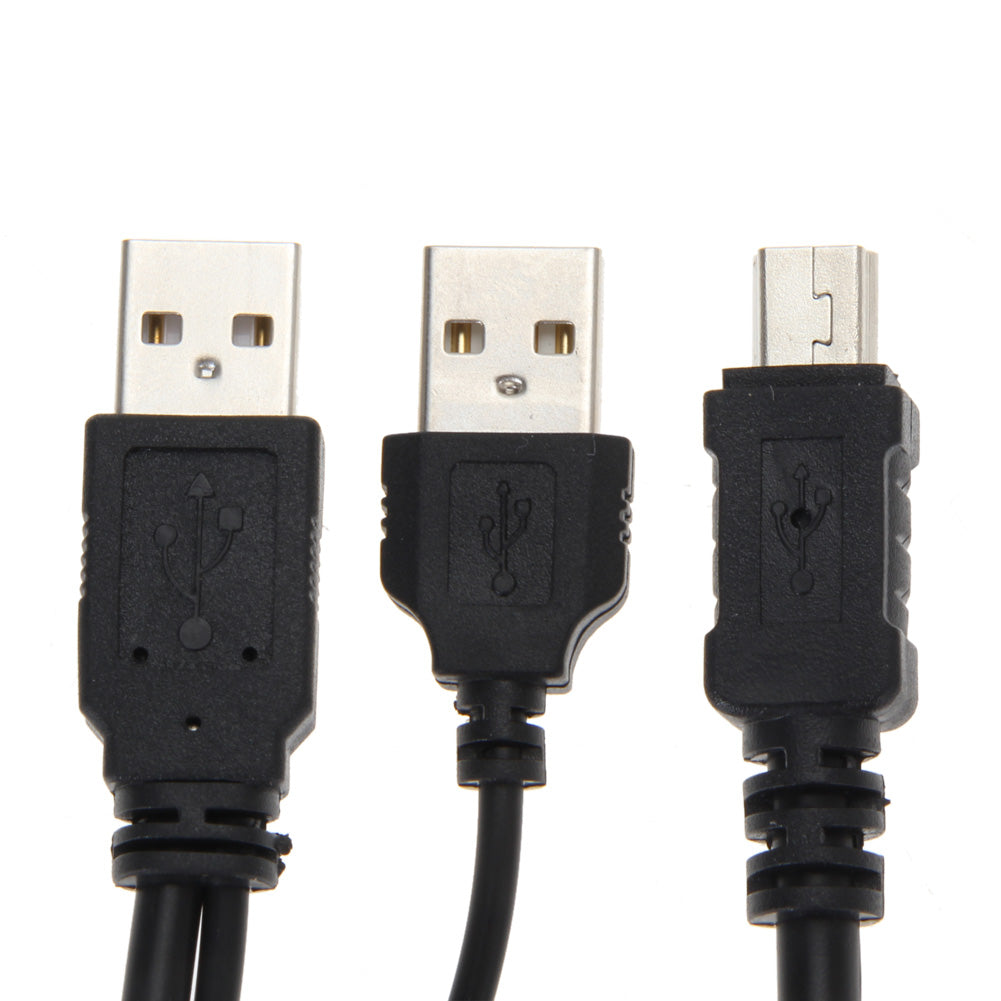 Caixa Externa para Disco Rígido 2.5'' Mini USB para 2 USB Alimentação e Dados - Multi4you®