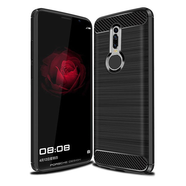 Capa Carbon Gel TPU Carbono Preto para Huawei Mate RS Porsche Design - Multi4you®