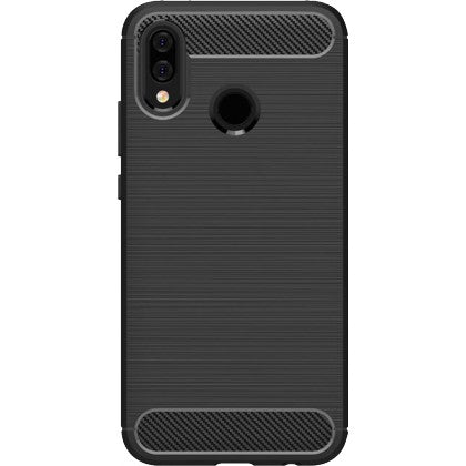 Capa Carbon Gel TPU Carbono Preto para Huawei P smart 2019 - Multi4you®