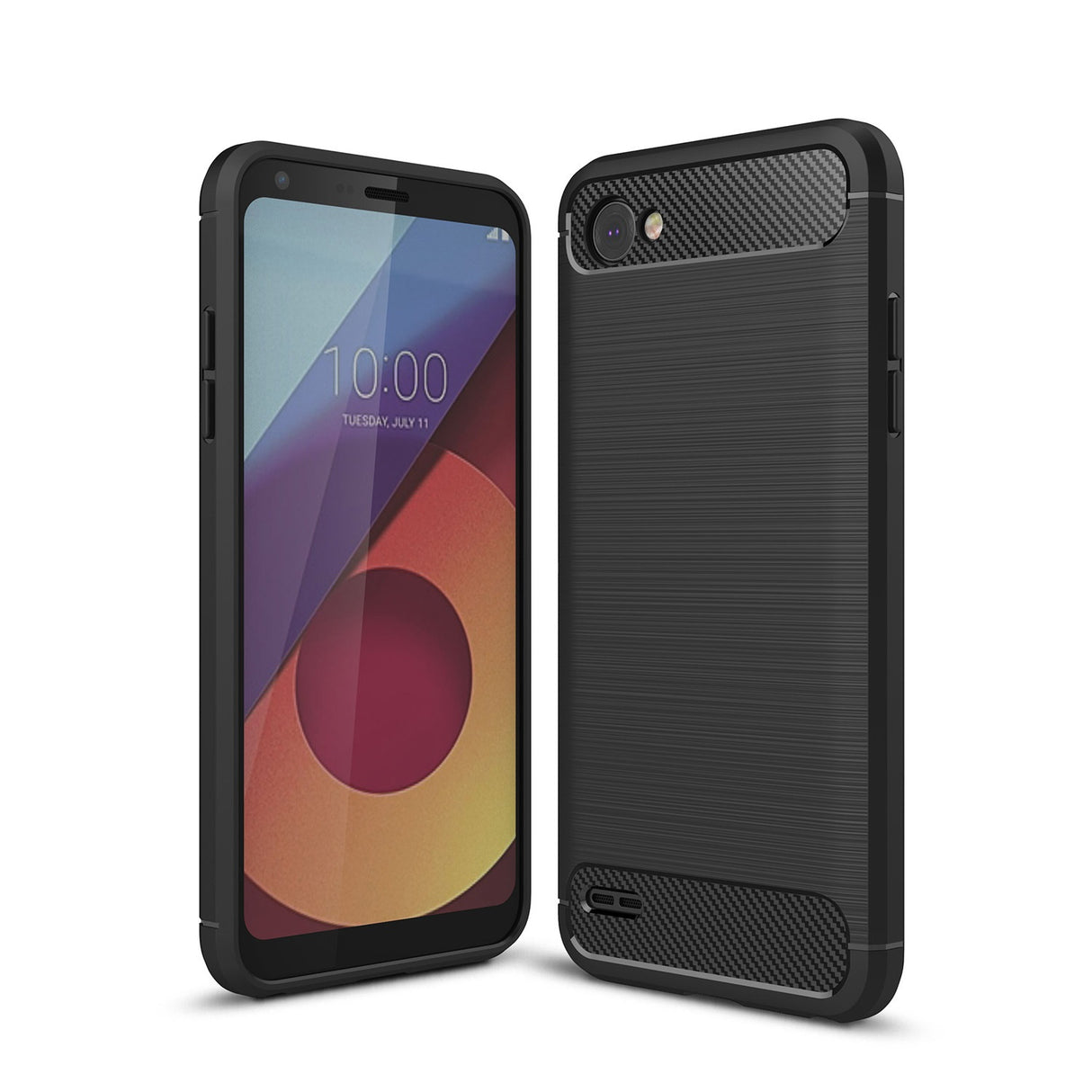 Capa Carbon Gel TPU Carbono Preto para LG Q6 - Multi4you®