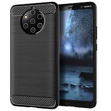 Capa Carbon Gel TPU Carbono Preto para Nokia 9 PureView - Multi4you®
