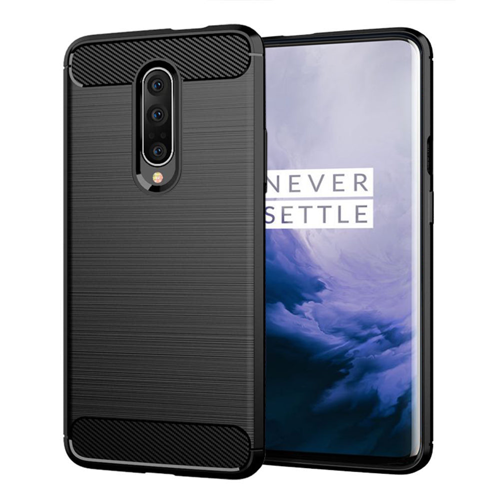 Capa Carbon Gel TPU Carbono Preto para OnePlus 7 Pro - Multi4you®