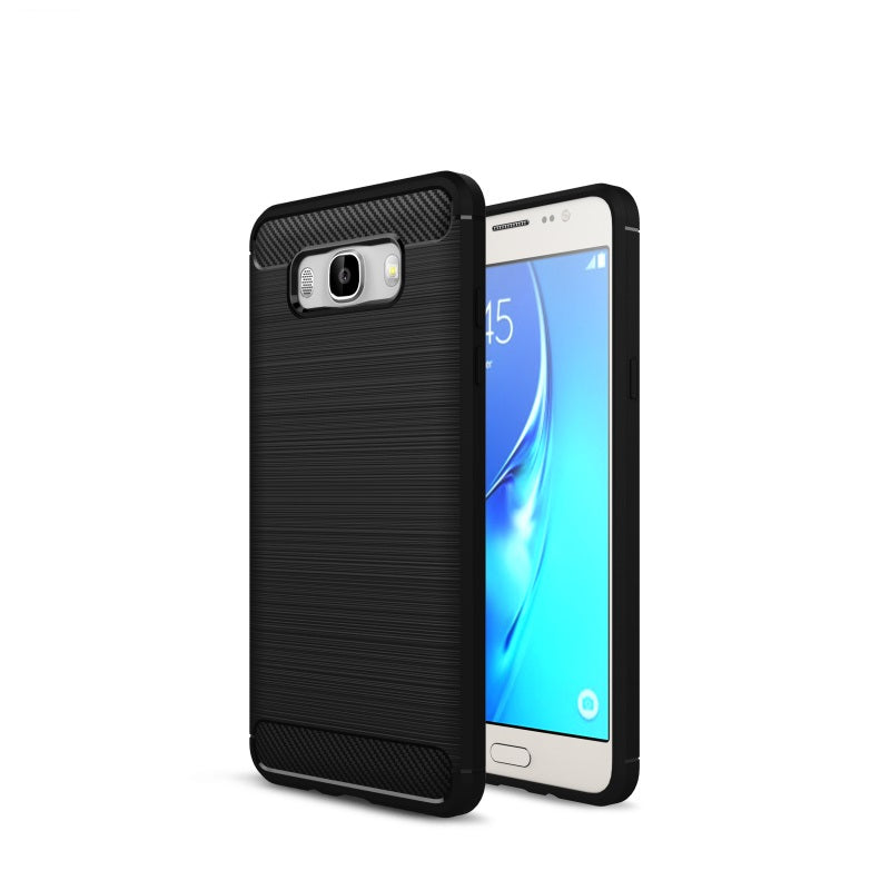 Capa Carbon Gel TPU Carbono Preto para Samsung Galaxy J7 - Multi4you®
