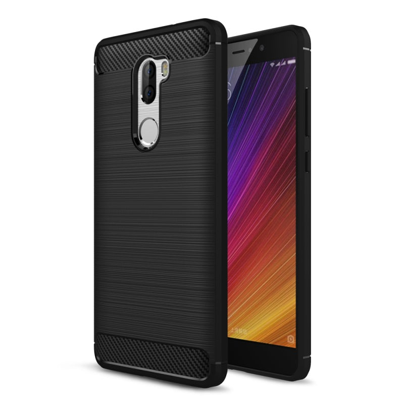 Capa Carbon Gel TPU Carbono Preto para Xiaomi Mi 5s Plus - Multi4you®