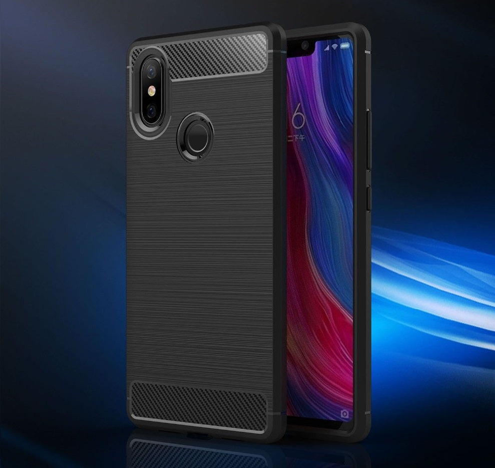 Capa Carbon Gel TPU Carbono Preto para Xiaomi Mi 8 SE - Multi4you®