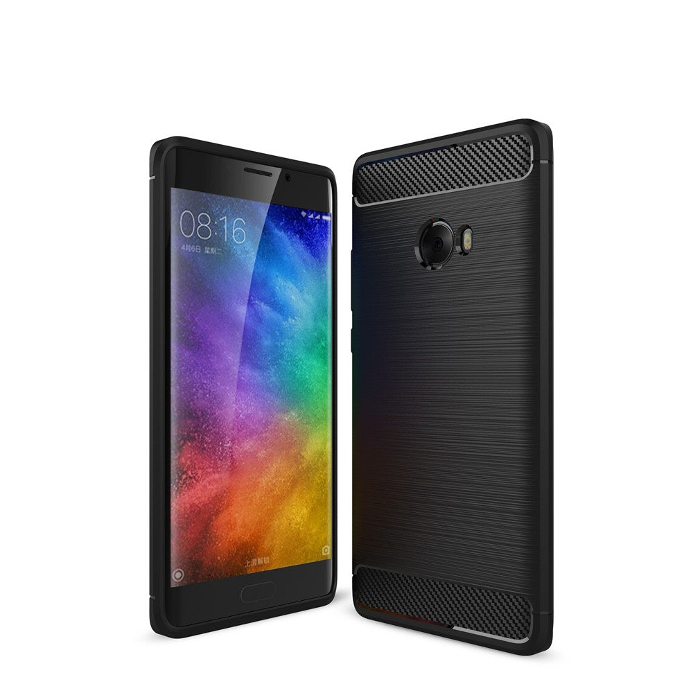 Capa Carbon Gel TPU Carbono Preto para Xiaomi Mi Note 2 - Multi4you®