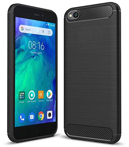 Capa Carbon Gel TPU Carbono Preto para Xiaomi Redmi Go - Multi4you®