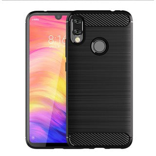 Capa Carbon Gel TPU Carbono Preto para Xiaomi Redmi Note 7 - Multi4you®