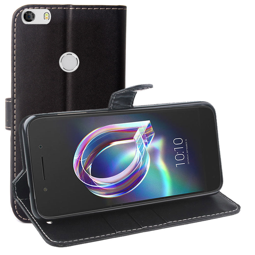 Capa Carteira Tipo Livro Wallet para Alcatel Idol 5 - Multi4you®