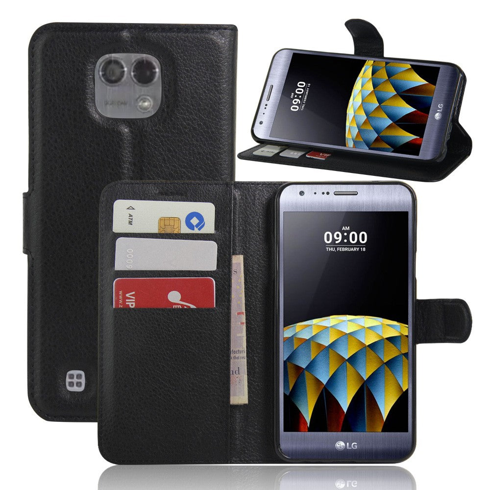 Capa Carteira Tipo Livro Wallet para LG X cam