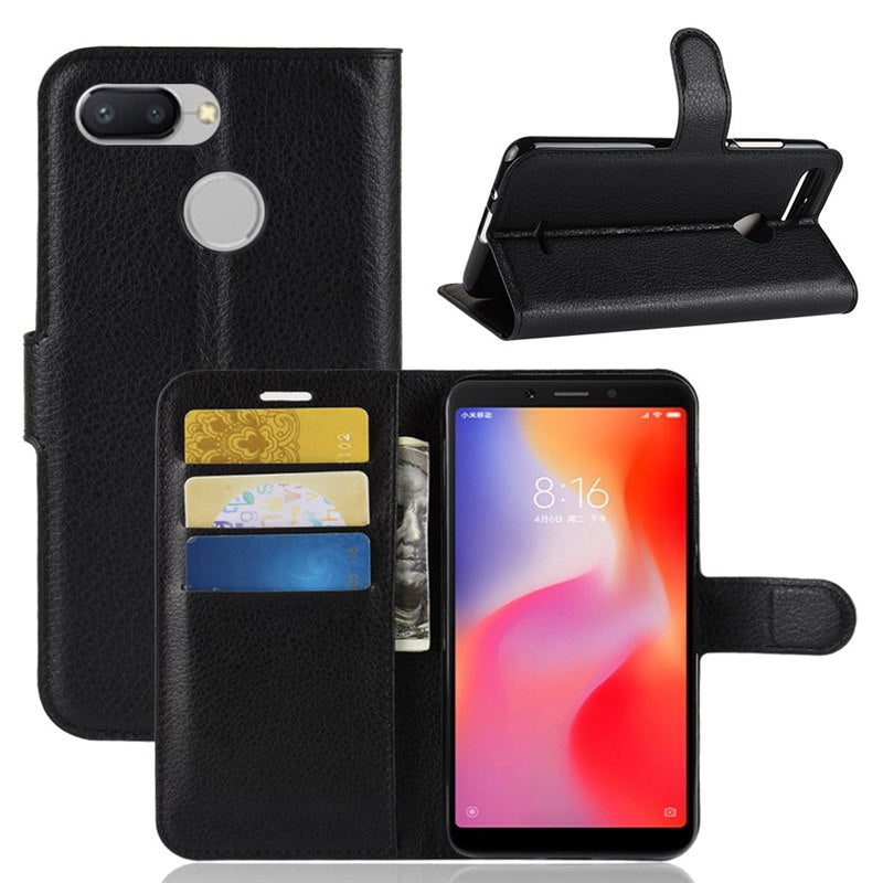 Capa Carteira Tipo Livro Wallet para Xiaomi Redmi 6 - Multi4you®