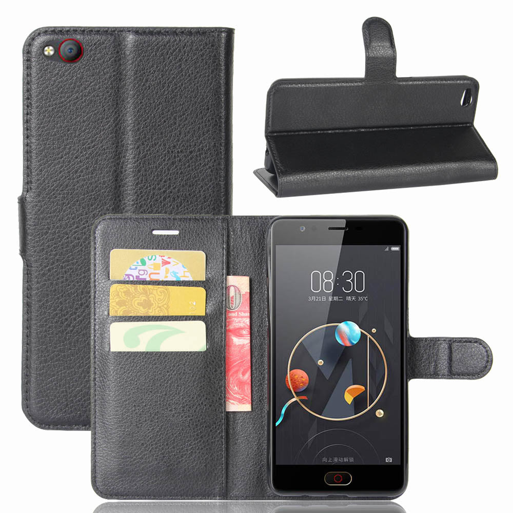 Capa Carteira Tipo Livro Wallet para ZTE nubia M2 lite - Multi4you®