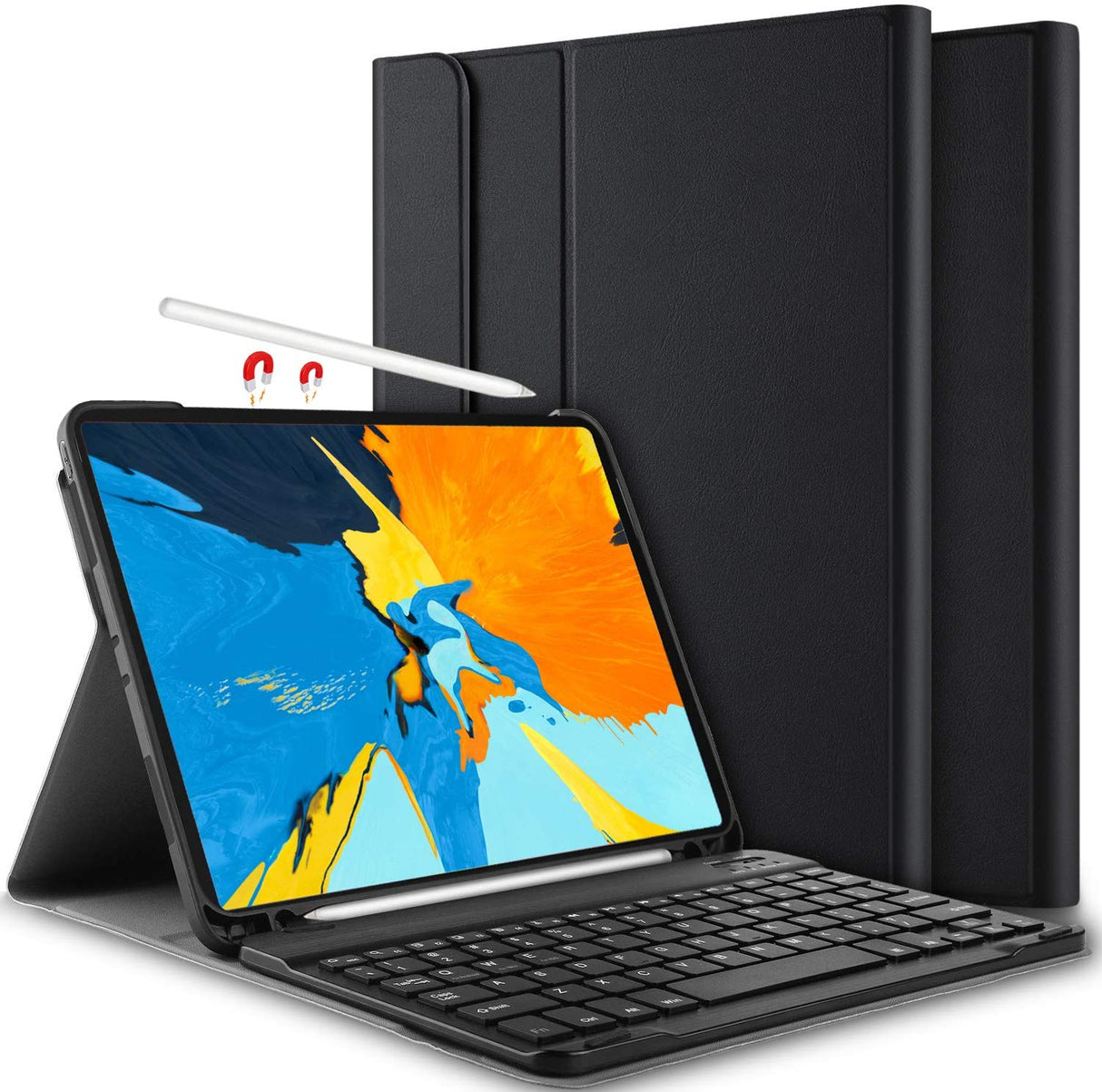 Capa Flip com Teclado Bluetooth Destacável para Apple iPad Pro 11 2018