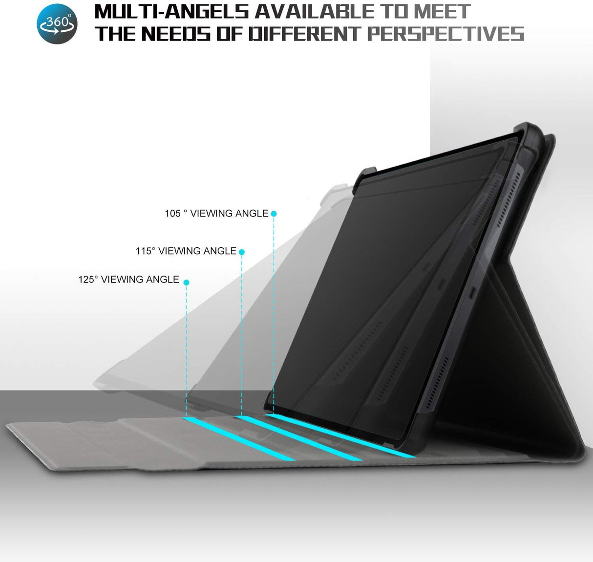 Capa Flip com Teclado Bluetooth Destacável para Apple iPad Pro 11 2018