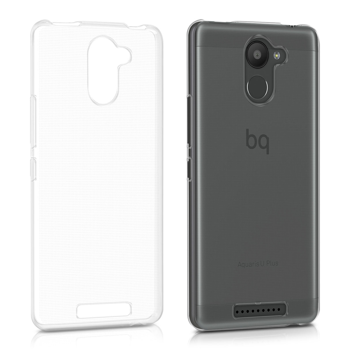 Capa Transparente Gel TPU Silicone para BQ Aquaris U Plus