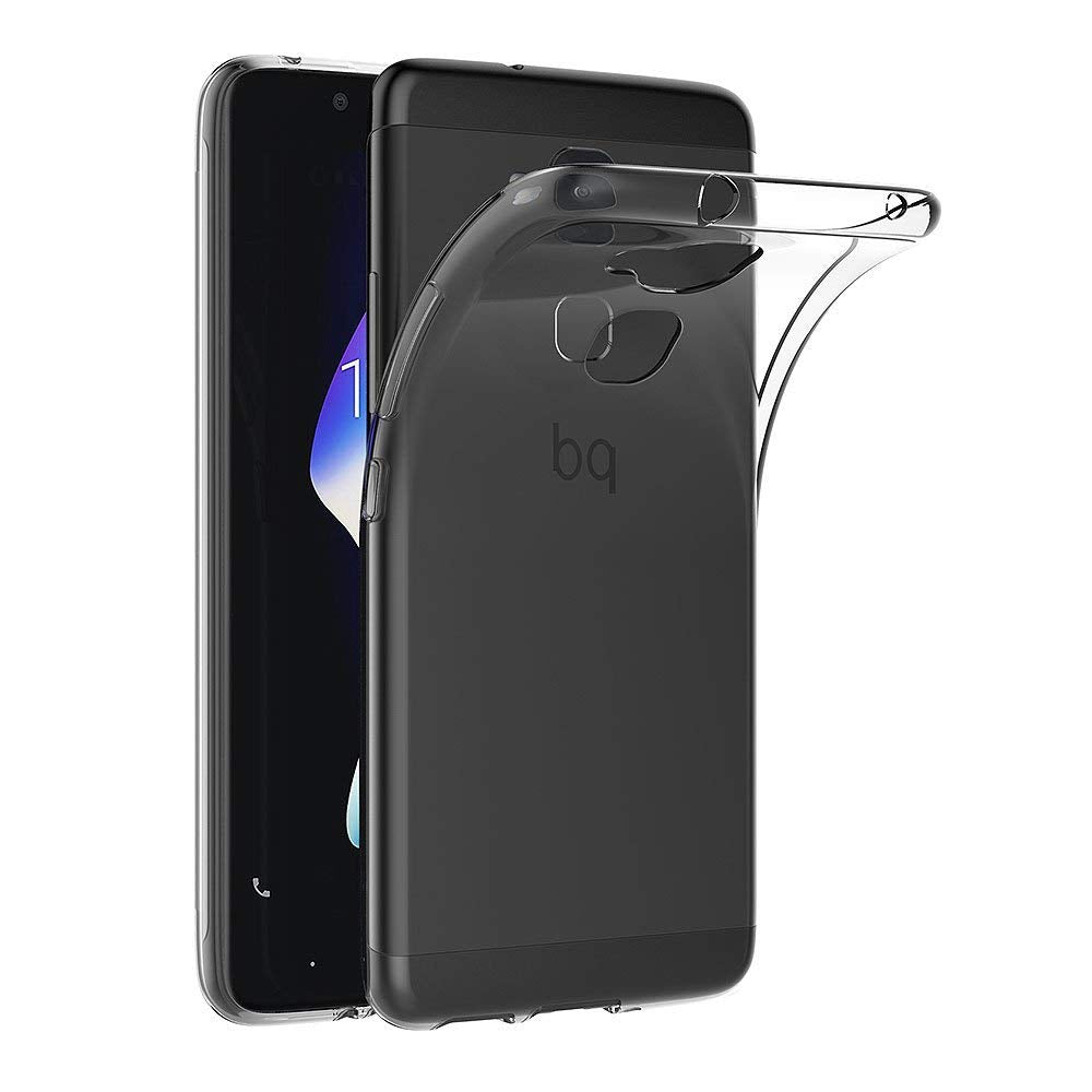 Capa Transparente Gel TPU Silicone para BQ Aquaris V Plus / VS Plus 5.5"