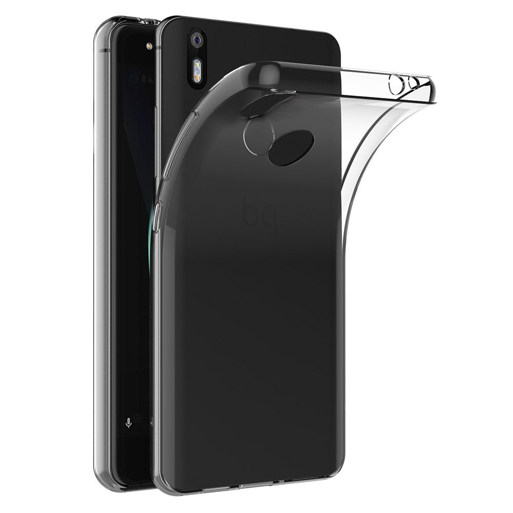 Capa Transparente Gel TPU Silicone para BQ Aquaris X / X Pro