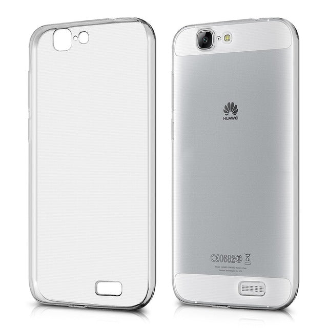 Capa Transparente Gel TPU Silicone para Huawei Ascend G7
