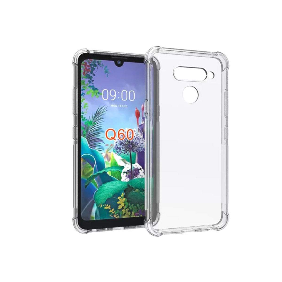 Capa Transparente Gel TPU Silicone para LG Q60 - Multi4you®
