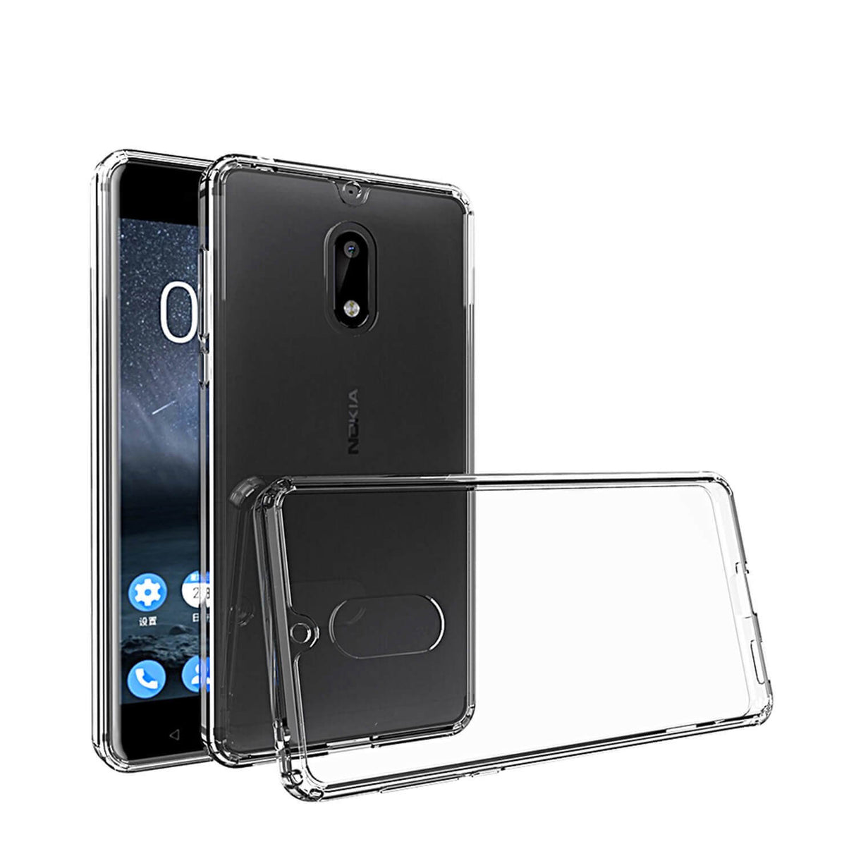 Capa Transparente Gel TPU Silicone para Nokia 6 - Multi4you®