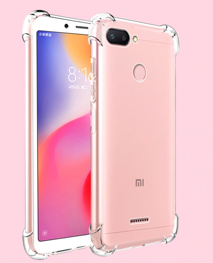 Capa Transparente Gel TPU Silicone para Xiaomi Redmi 6 - Multi4you®