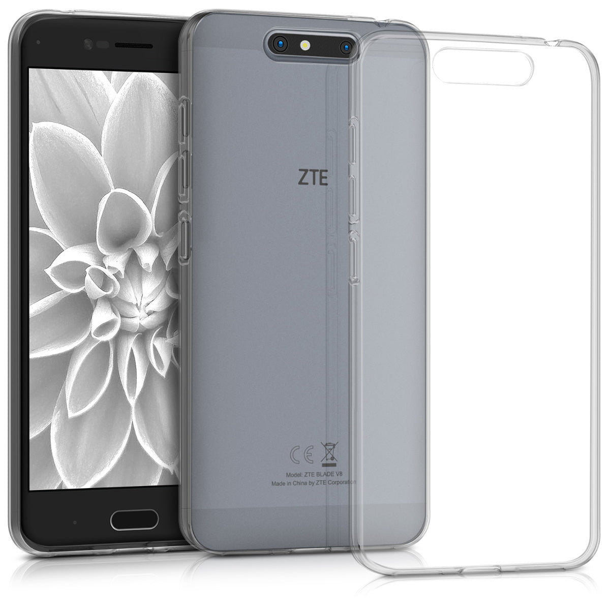 Capa Transparente Gel TPU Silicone para ZTE Blade V8 - Multi4you®