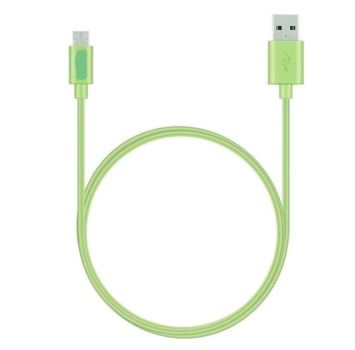 Cabo MICRO USB Revertido (Verde) 30cm/1m