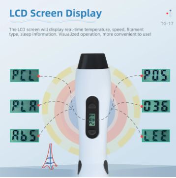 Caneta 3D TG-17 Intelligent 3D Pen