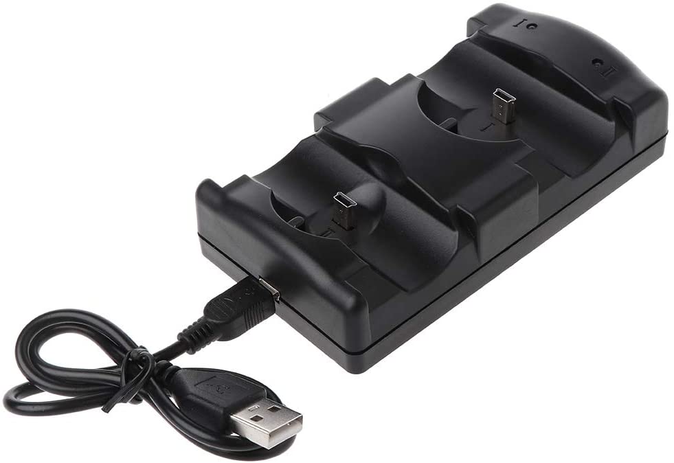 Carregador Dock Station 2 em 1 para Comando PS3 e Move Multi4you