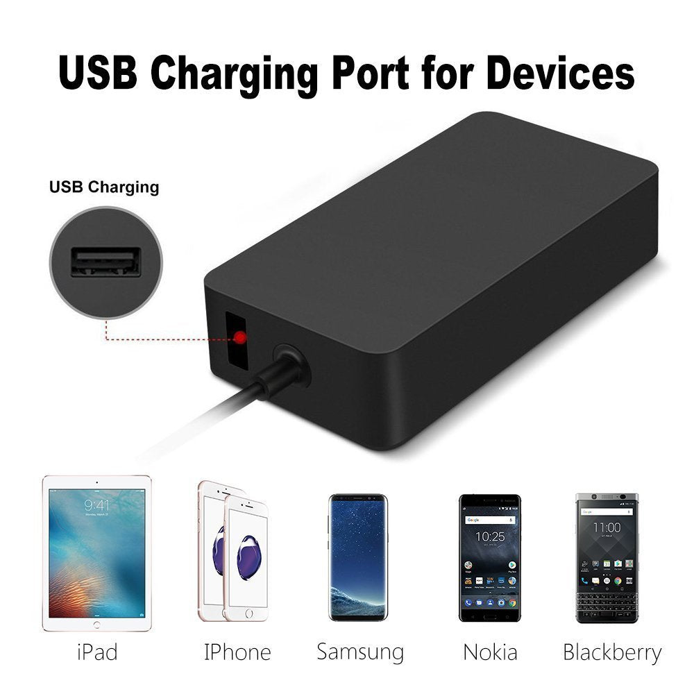 Carregador 48W para Microsoft Surface RT, 2, Pro 2, Pro (2013) - Multi4you®