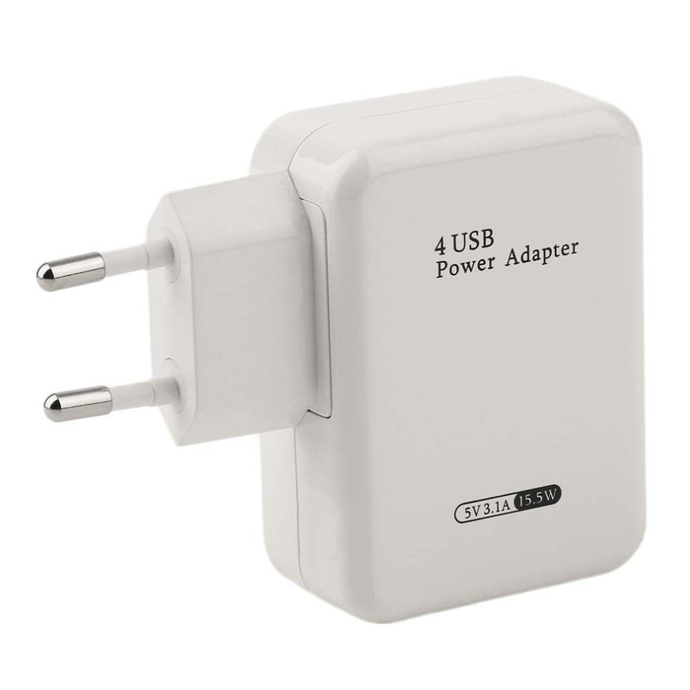 Carregador com 4 USB Multifuncional Universal para Tablet / Smartphone (15,5w) - Multi4you®