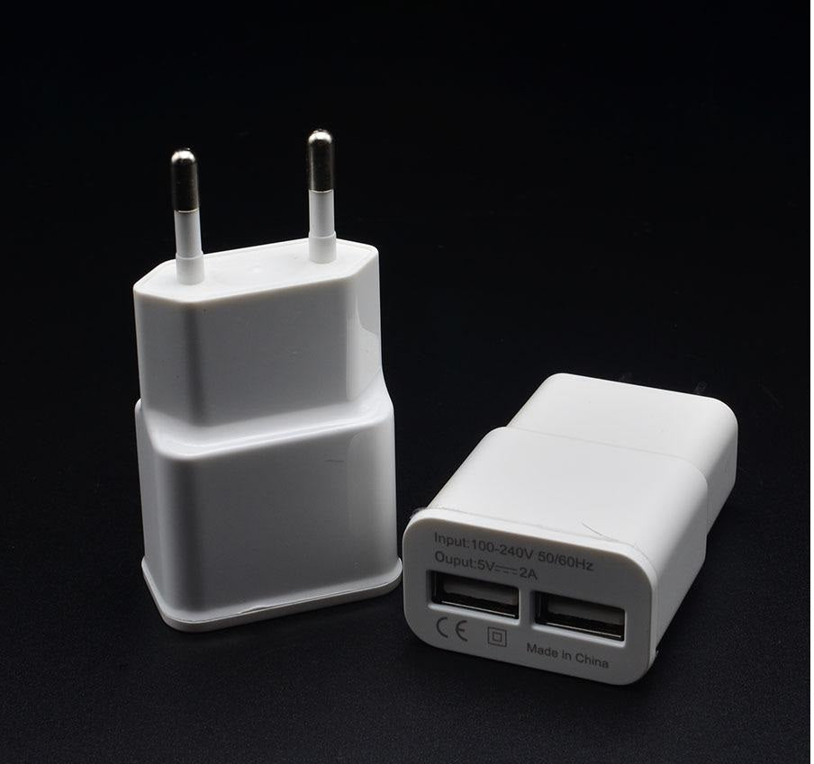 Carregador de Viagem com Duplo USB (5V 2A) - Multi4you®