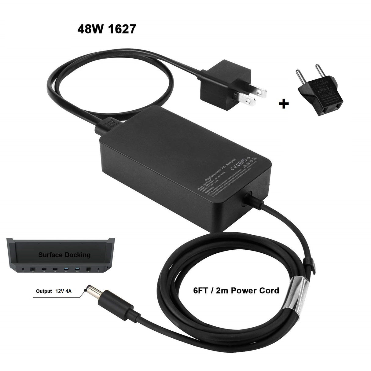 Carregador para Microsoft Docking Station Surface - Multi4you®