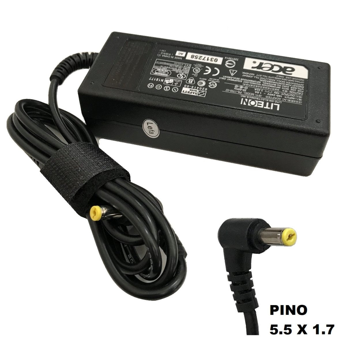 Carregador para Portátil Acer 19V - 3,42A - 65W Conector 5.5 x 1.7mm - Multi4you®