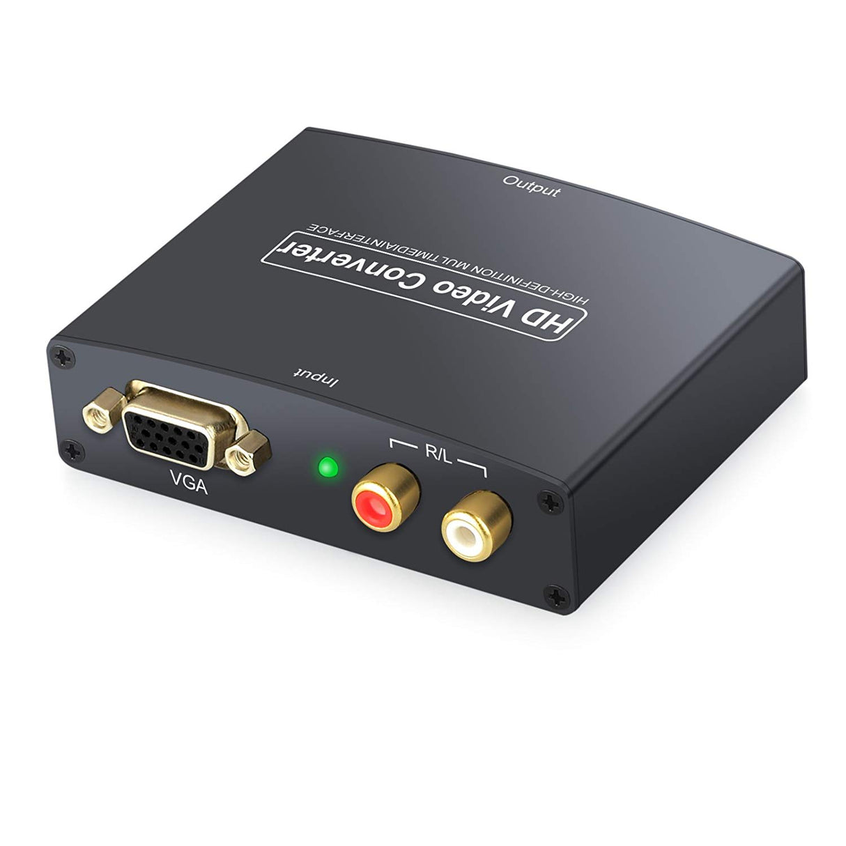 Conversor VGA RCA para HDMI Full HD 1080P 1.65 Gbps VGA R/L Stereo Anti-Interferência - Multi4you®