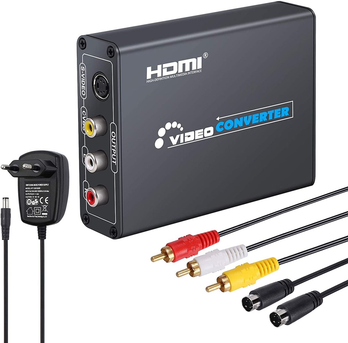 Conversor de Vídeo HDMI para RCA / S-Vídeo