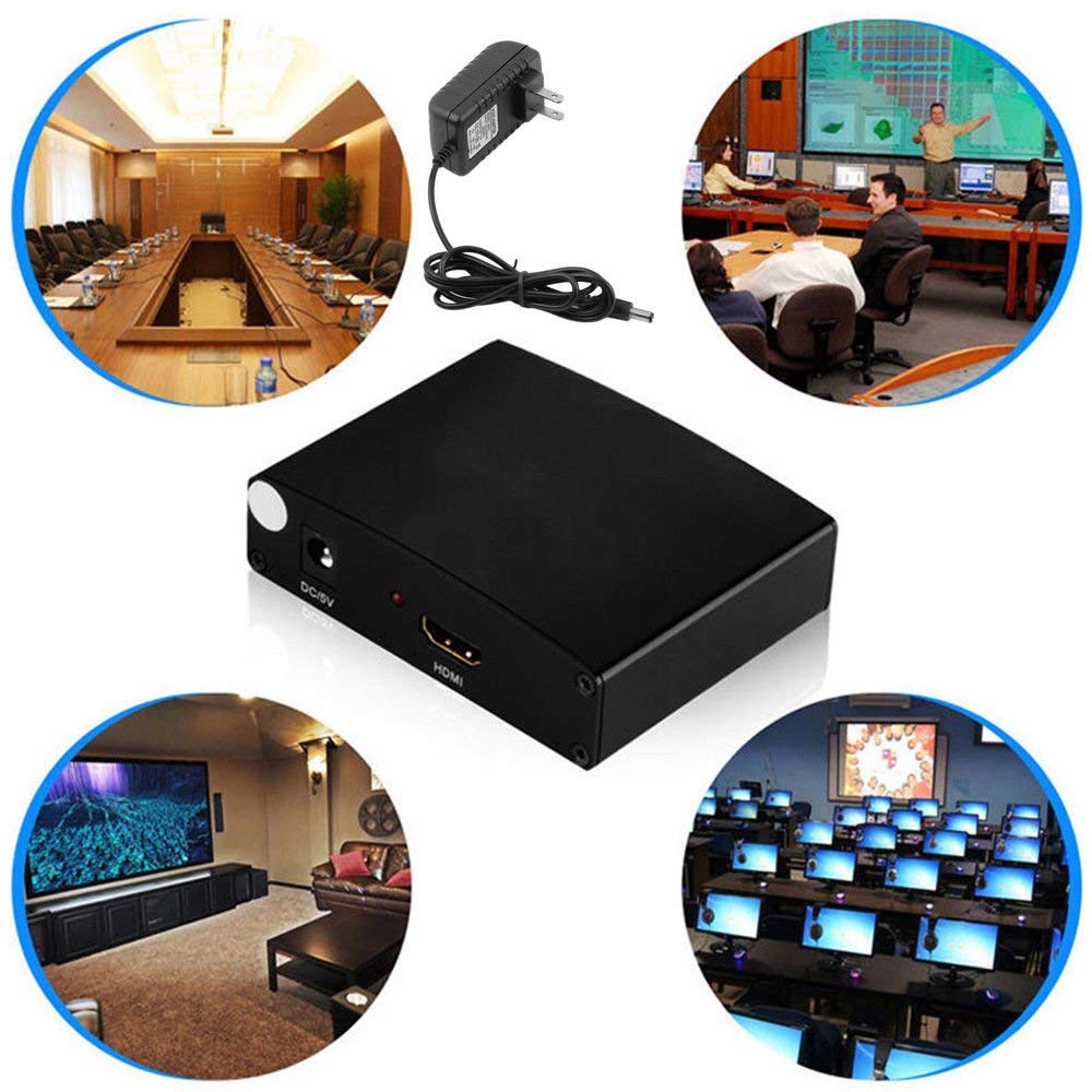 Conversor de Vídeo HDMI para YPbPr+R/L RCA AV2 HD - Multi4you®