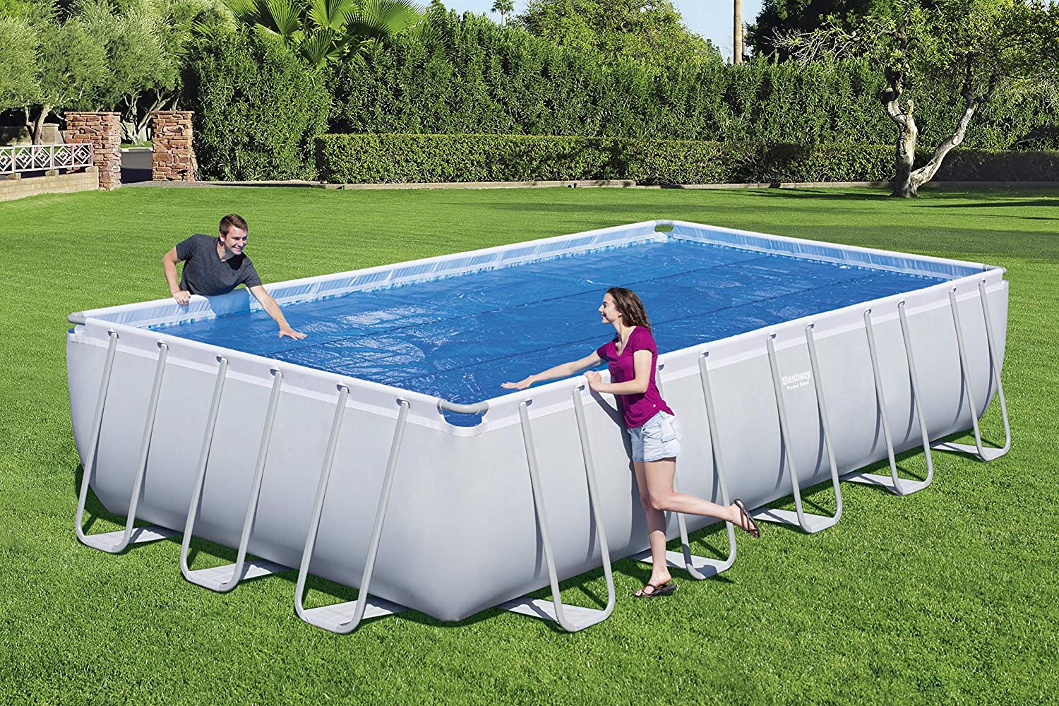 Bestway 58228 - Capa solar para piscina retangular