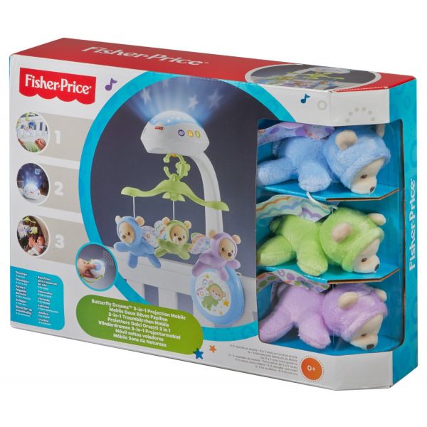 Fisher-Price Móbile Sons da Natureza com Projetor de Estrelas