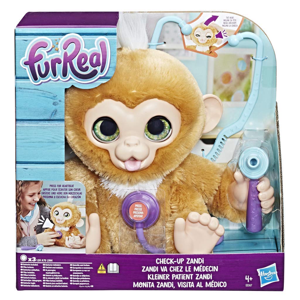 Hasbro FurReal Friends Macaquinha Zandi - Visita ao Doutor