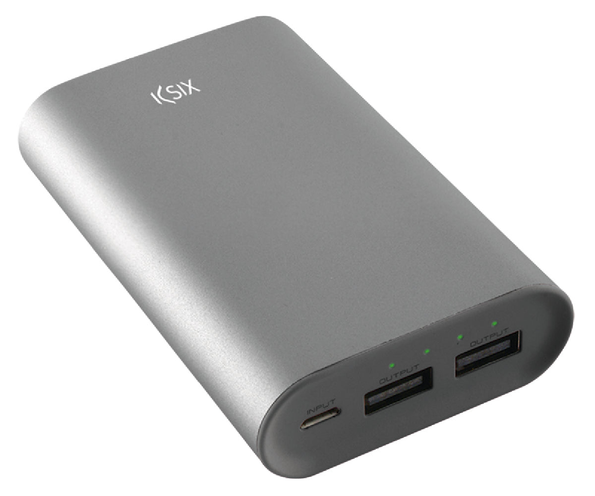 KSIX Power Bank 6000mAh 2 USB Bateria Externa